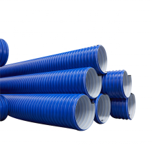 New Material China Manufacture Wholesale Double Wall High Density Hdpe Drain Water Hdpe Pipe Plastic